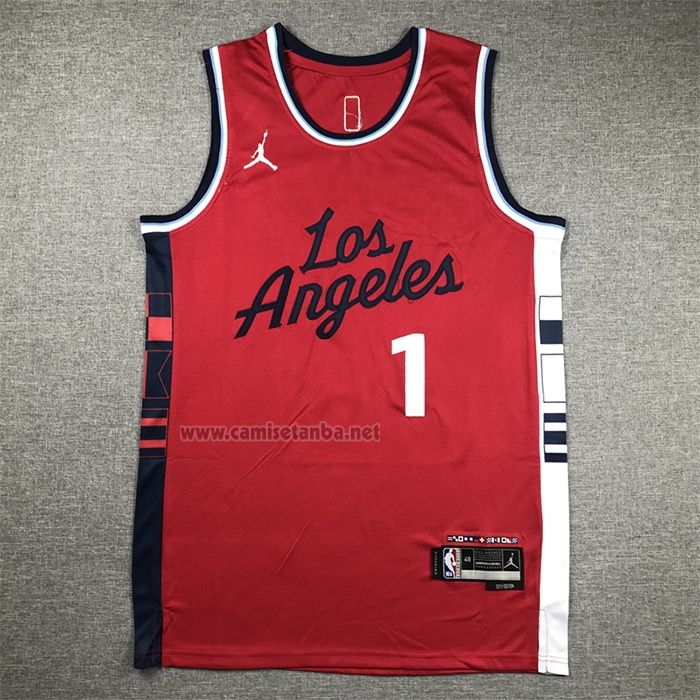 Camiseta Los Angeles Clippers James Harden #2 Statement 2024-25 Rojo
